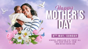 Mother's day celebrate twitter post template