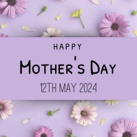 Mother's day celebration templates Instagram-Beitrag