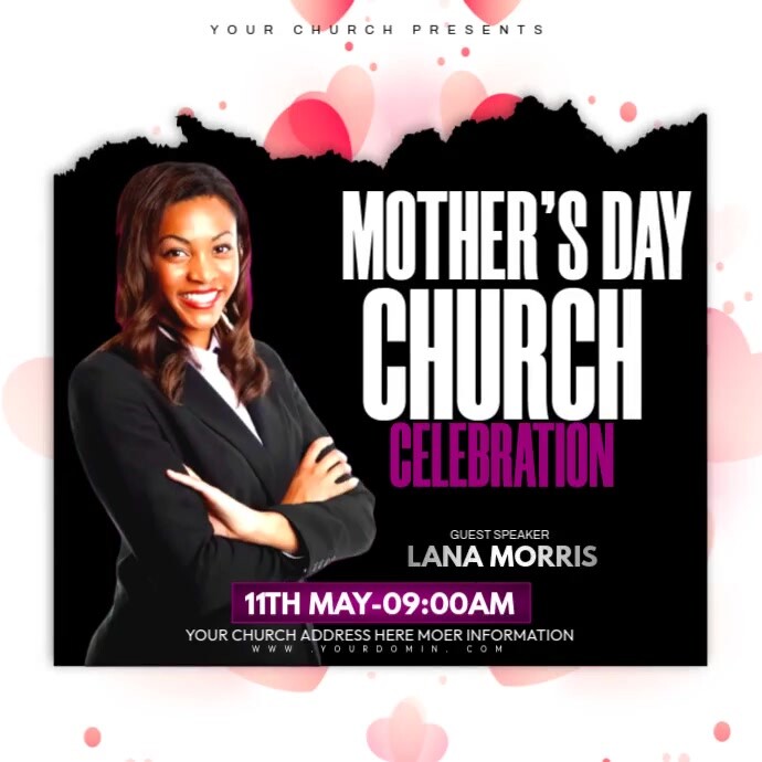 Mother's day church Template | PosterMyWall