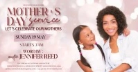 Mother's day church event flyer template Facebook Shared Image