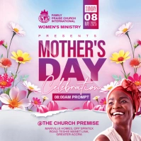 Mother's day Church flyer template Pos Instagram