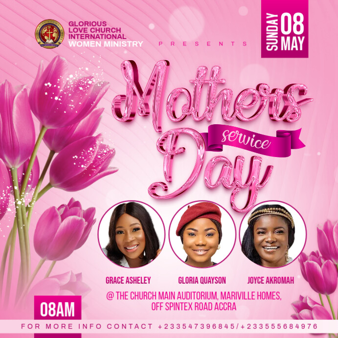 Mother's Day Church Flyer Template | PosterMyWall