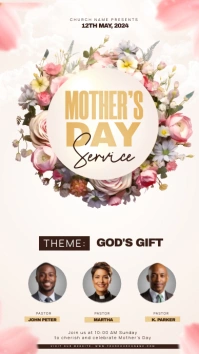 mother's day church seminar Instagram Story template