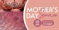 MOTHER'S DAY CHURCH service sermon template Facebook Shared Image