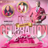 Mother's Day Church Service Template Square (1:1)