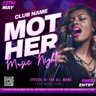 mother's day concert Instagram post template