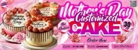 Mother's Day Customized Cakes Facebook Omslag Foto template
