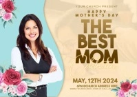 Mother's day Postcard template
