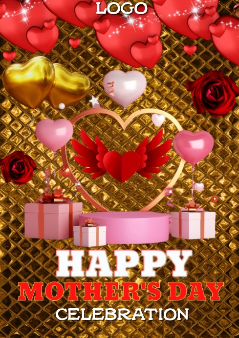 MOTHER'S DAY A4 template
