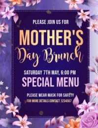 Mother's day Volantino (US Letter) template