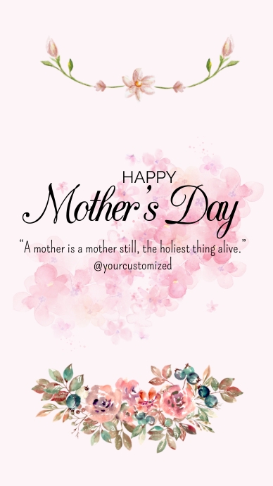 happy mother's day Instagram 快拍 template