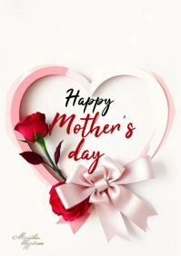 mother's day A4 template