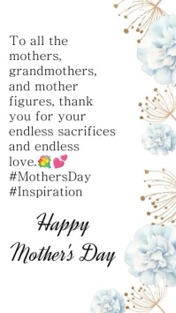 Mother's Day Instagram Story template