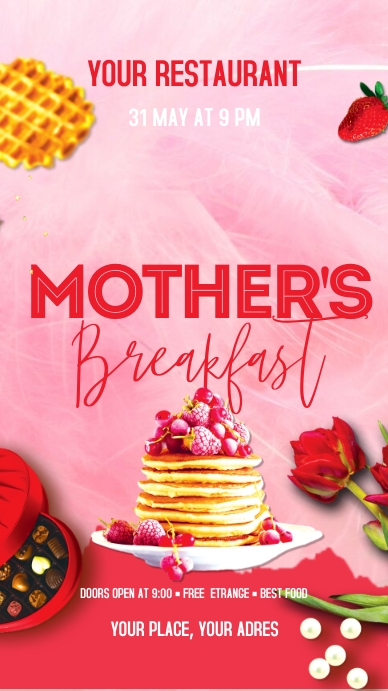 Mother's Day Digitale Vertoning (9:16) template