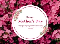 mother's day 庭院招牌 template