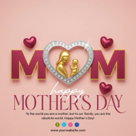 Mother's Day Square (1:1) template