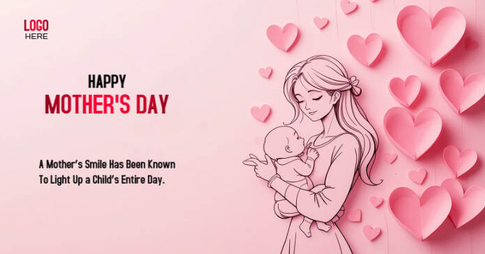 Mother's Day Isithombe Esabiwe ku-Facebook template