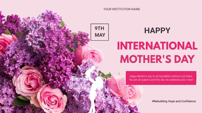Mother's day Apresentação (16:9) template