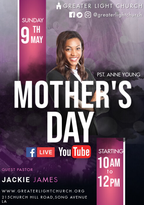 Mother's Day A3 template