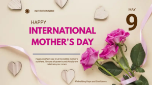 Putih Mother's Day Celebration Presentazione Template
