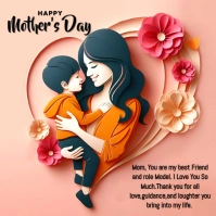 Mother's Day Square (1:1) template