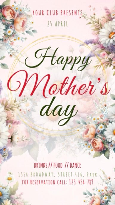 Mother's Day Display Umbukiso Wedijithali (9:16) template