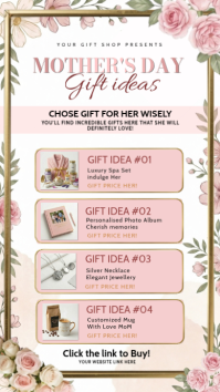 Mother's Day Gift Ideas Instagram Story template