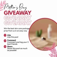 Mother's Day Giveaway Instagram Post template