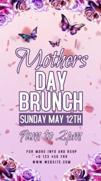 Mother's day Instagram Story Affichage numérique (9:16) template