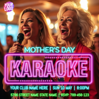 Mother's Day Karaoke Party Publicación de Instagram template