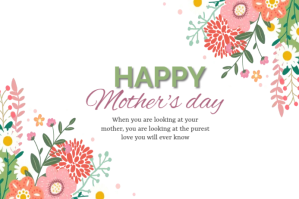 mother's day online greeting card Label template