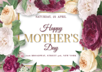 Mother's Day Postcard template