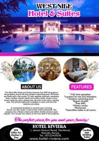 hotel reservation A1 template