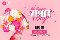 Mother's Day Sale Cartel de 4 × 6 pulg. template