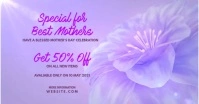 Mother's Day Sale Discount Promo Facebook Shared Image template