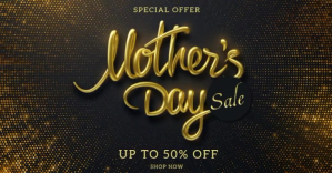 MOTHER'S DAY SALE EVENT DESIGN TEMPLATE auf Facebook geteiltes Bild