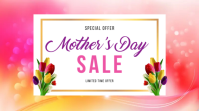 Mother's Day Sale Flyer Ecrã digital (16:9) template