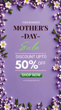 Mother's day sale templates Instagram story 2025