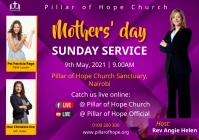 Mother's day service A1 template