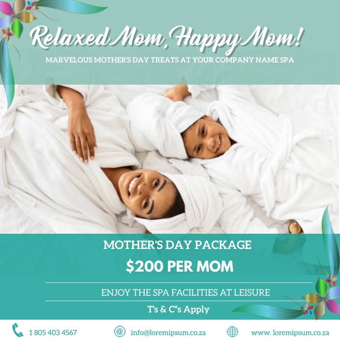 Botox Mother's Day Special Mother's Day Postcards Google Slides