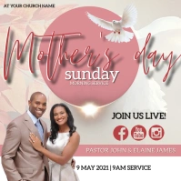 MOTHER'S DAY Sunday Church Event Template Persegi (1:1)
