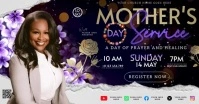 Mother's day Sunday Church Service Template Facebook Shared Image