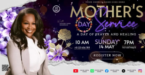 Nero Mother's Day Church Service Facebook Shared Image Template
