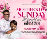 Mother's Day Sunday Service Medium Rectangle template