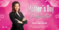 Mother's day Sunday service flyer Couverture d'événement Facebook template