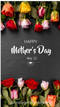 Mother's day template WhatsApp Status