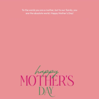 Mother's Day wish design Iphosti le-Instagram template