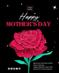 Mother's day wish template Instagram Portrait