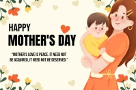 mother's day wishes Label template