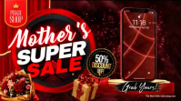 Mother's Super Sale Discount YouTube Thumbnail template